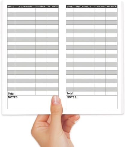 Travelers Notebook Inserts,Account Book,Standard Regular TN Journal,30 Sheets,8.25" x 4.25",Travelers Notebook Refills for Journals,Diaries,Planners in Saudi Arabia