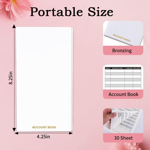 Travelers Notebook Inserts,Account Book,Standard Regular TN Journal,30 Sheets,8.25" x 4.25",Travelers Notebook Refills for Journals,Diaries,Planners in Saudi Arabia