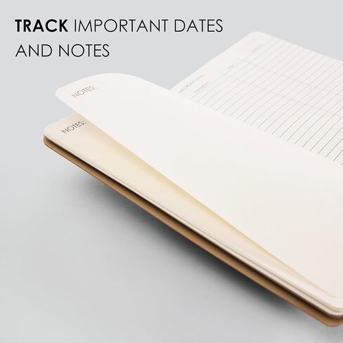 2026 Weekly Planner | Italian Vegan Leather Cover, 192 Pages, 80 GSM, A5 (5.83 x 8.27 in) | Flat Lay | Yearly Calendar, Monthly Overview & Weekly Planner Layout | Green in Kuwait
