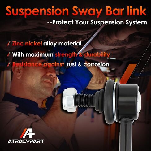 2Pcs Front Sway Bar Stabilizer End Links Zinc-Nickel Alloy Suspension Kit Left & Right, Compatible With 2000-2011 Focus, Replaces#: K80066 in Saudi Arabia
