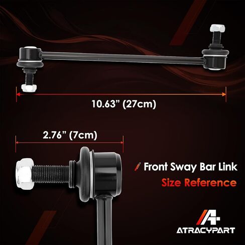 2Pcs Front Sway Bar Stabilizer End Links Zinc-Nickel Alloy Suspension Kit Left & Right, Compatible With 2000-2011 Focus, Replaces#: K80066 in Saudi Arabia