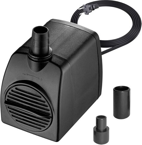 160GPH Ultra Quiet 600L/H 10W Submersible Water Pump with 3.9ft High Lift for Fountains, Hydroponics, Ponds, Aquariums, Fish Tank in Saudi Arabia