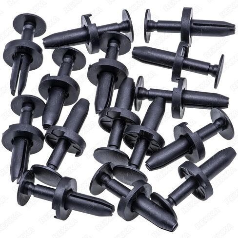 Rexka 15 pcs Rear Bumper and Fender Push Pins Retainer for 5160260-AA Jeep Patriot Compass Chrysler 200 300 Pacifica Dodge Caliber Challenger Charger Dart 5160260AA in Saudi Arabia