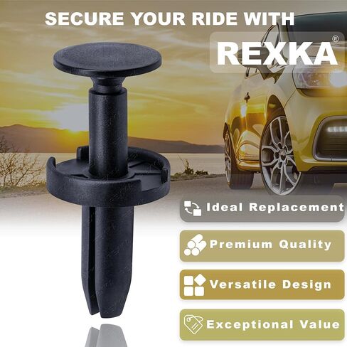 Rexka 15 pcs Rear Bumper and Fender Push Pins Retainer for 5160260-AA Jeep Patriot Compass Chrysler 200 300 Pacifica Dodge Caliber Challenger Charger Dart 5160260AA in Saudi Arabia