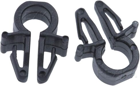 Rexka 30pcs Black Nylon 5mm Cable Clip for Nissan Infiniti 84653-N7400 200SX 300ZX Stanza Van G20 in Saudi Arabia