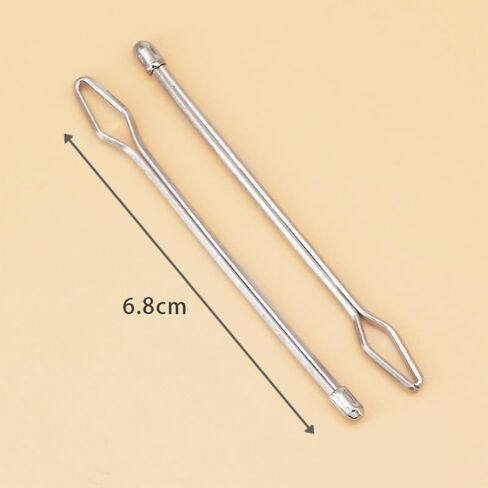 2 Pcs DIY Rope Threader Clip Drawstring Threader Tool Metal, Easy Pull Elastic Waistband Threading Tools for Elastic Sewing Tweezer Tool for Drawstring Sewing Accessory in Saudi Arabia