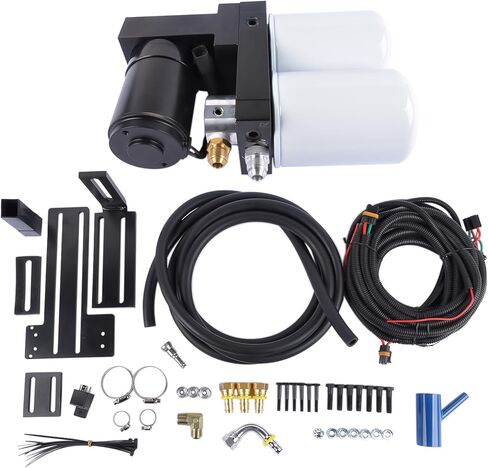 استبدال نظام مضخة رفع الوقود 140GPM لسيارة Ford 7.3L & 6.0L 1999-2007، Dodge Ram 5.9L & 6.7L Cummins 2005-2018 & 2021-2022 OE # TSF14180F140G in Kuwait