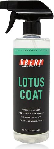 Oberk Lotus Coat SiO₂ Spray Sealant – High Gloss Spray for Cars – Touchless or Wipe-On – Protects Paint, Wheels & Glass – Safe for Coatings – Easy Car Wax Alternative (16 oz) in Saudi Arabia