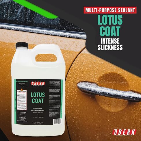 Oberk Lotus Coat SiO₂ Spray Sealant – High Gloss Spray for Cars – Touchless or Wipe-On – Protects Paint, Wheels & Glass – Safe for Coatings – Easy Car Wax Alternative (16 oz) in Saudi Arabia
