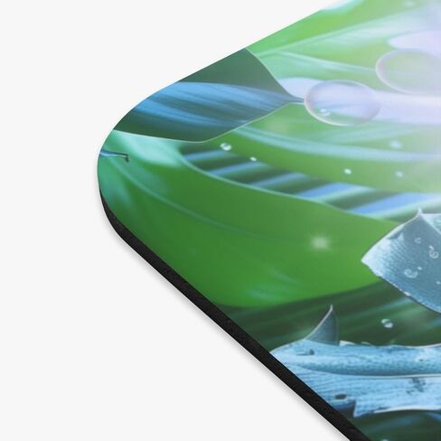 Frutiger Aero Mouse Pad, 9"x8" Rectangular, Y2K Nostalgic Retro Computer Aesthetic, 2000s Style Gift, Rectangle Shape for All Desk Sizes (Clownfish Cove) in Saudi Arabia
