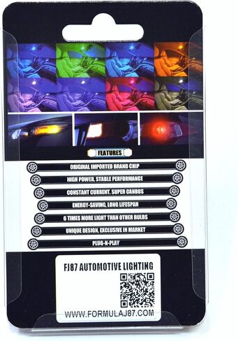 مصابيح LED لخطأ Canbus 194 168 2825 T10 استبدال ضوء خريطة القبة الداخلية (عبوة من 10) (أحمر) in Kuwait