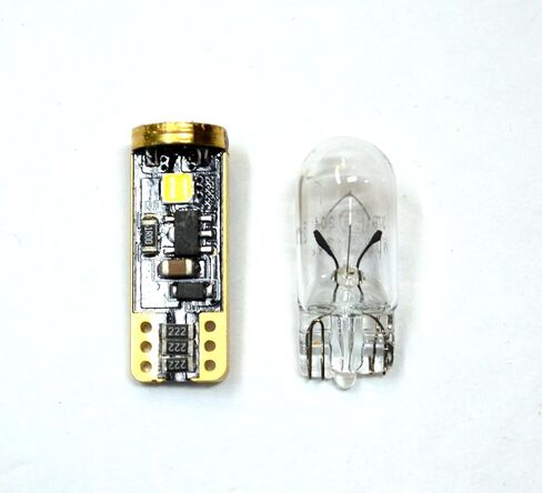 مصابيح LED لخطأ Canbus 194 168 2825 T10 استبدال ضوء خريطة القبة الداخلية (عبوة من 10) (أحمر) in Kuwait