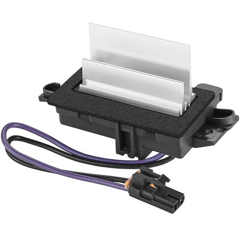 HVAC Blower Motor Resistor AC Blower Control Module Compatible with 2003-2007 Chevrolet Silverado Avalanche Suburban Tahoe, GMC Sierra Envoy Yukon, Cadillac Escalade, Replace 15-80567 89018778 4P1516 in Kuwait
