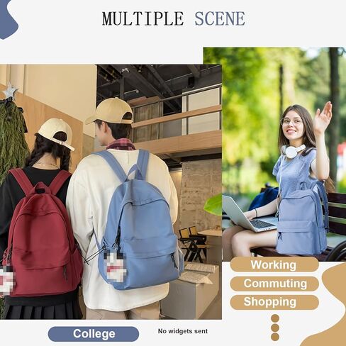 Black Backpack for Women College Cute Aesthetic Laptop Backpack Men Teacher Work Lightweight Casual Daypack Backpacks Anti theft Computer Gym Backpacks with Laptop Compartment in Saudi Arabia