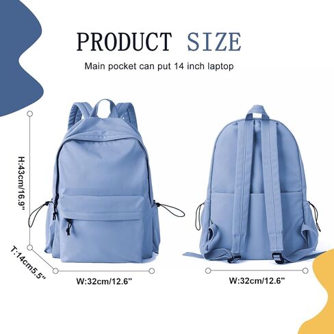 Black Backpack for Women College Cute Aesthetic Laptop Backpack Men Teacher Work Lightweight Casual Daypack Backpacks Anti theft Computer Gym Backpacks with Laptop Compartment in Saudi Arabia