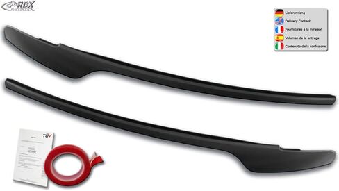RDX Racedesign Head light spoilers compatible with Audi A4 (B8) Sedan/Avant Facelift 2011-2015 (ABS) in Saudi Arabia