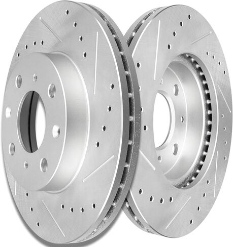 SCITOO Front Disc Brake Rotors Kits Fit For Honda Civic 1990-2000,For Civic del Sol 1993-1997,For CRX 1990-1991 in Kuwait