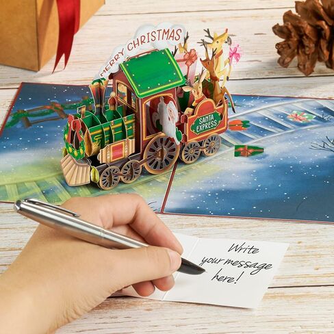 Christmas Fireplace Pop Up Card, Cat and Dog, Christmas Tree, Wreath, Garland, Gifts, Stockings, Cozy 3D Greeting Card, Ideal Gift for Cat and Dog Person, Family, Friends, 5x7 in Saudi Arabia