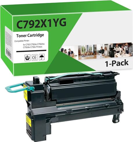 C792X1CG C792 High Yield Cyan Toner Cartridge Remanufactured Work for lexmark C792 C792de C792dhe C792dte C792e Printer in Kuwait