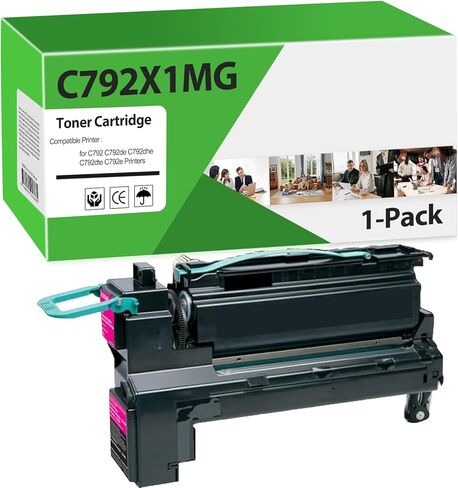 C792X1CG C792 High Yield Cyan Toner Cartridge Remanufactured Work for lexmark C792 C792de C792dhe C792dte C792e Printer in Kuwait