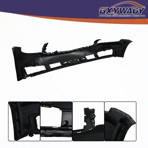 GXYWADY Front Bumper Cover Replacement for Tahoe Suburban 2015 2016 2017 2018 2019 2020 with Parking Sensor Holes Replacement for GM1000974 in Saudi Arabia