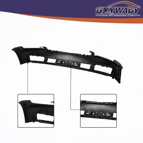 GXYWADY Front Bumper Cover Replacement for Tahoe Suburban 2015 2016 2017 2018 2019 2020 with Parking Sensor Holes Replacement for GM1000974 in Saudi Arabia