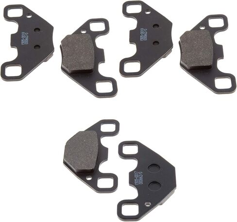 Front & Rear Semi-Metallic Brake Pads, for Polaris RZR 170 fits 2009-2016 Models in Saudi Arabia