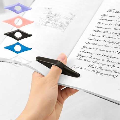 2 PCS Thumb Book Page Holder Bookmark Reading Aid, Soft and Comfortable Long Use for Book Lovers Readers Teachers in Saudi Arabia