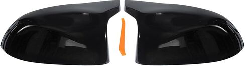Motoforti Pair Left Right Side View Mirror Cover Caps Replacement for BMW X5 F15 X6 F16 X3 F25 LCI X4 F26 2014-2018 Door Wing Mirror Cap Gloss Black in Saudi Arabia