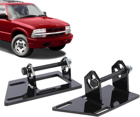 G-PLUS Engine Swap Mounts Brackets Compatible with Chevy Blazer/ S10 2WD 1983-2005,Fit GMC Jimmy S15/ Sonoma S15 2WD 1983-2005,Fit Oldsmobile Bravada 2WD 1991-2004 in Saudi Arabia