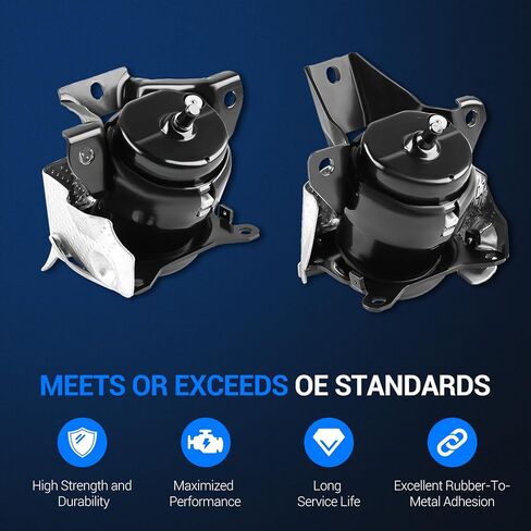 مجموعة تثبيت محرك المحرك Autoround متوافقة مع 2014-2020 Chevy Silverado 1500 Suburban Tahoe، GMC Sierra 1500 Yukon XL، 15-20 Cadillac Escalade ESV، 4.3L 5.3L 6.2L، استبدال # A5739 A5738، مجموعة من 2 in Saudi Arabia