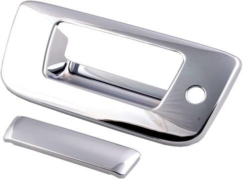 Chrome Tailgate Handle Cover Deluxe W/Keyhole Compatible with 07-13 Chevy Silverado/GMC Sierra (Not for Classic) in Saudi Arabia