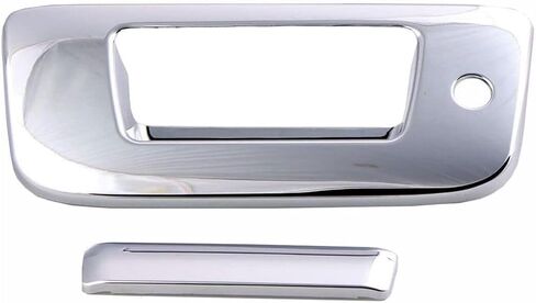 Chrome Tailgate Handle Cover Deluxe W/Keyhole Compatible with 07-13 Chevy Silverado/GMC Sierra (Not for Classic) in Saudi Arabia