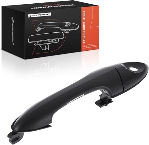 مقبض باب خارجي للسائق الأمامي أو جانب الراكب ممتاز مع فتحة مفتاح متوافق مع Ford Focus 2000-2007 وMazda Tribute 2001-2006، أسود أملس، استبدال # 2T2Z-7822404 in Kuwait