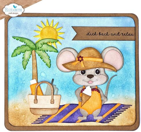 مجموعة قوالب إليزابيث كرافت - فأر كبير - قطع معدنية - 23 قطعة - مثالية لصناعة البطاقات وسجلات القصاصات والحرف الورقية الإبداعية - مستلزمات الحرف والختم in Kuwait