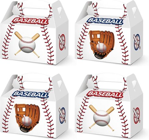 KALEFO Football Party Treat Boxes Touch Down Favor Box Football Party Decorations Sports Theme Rugby Snack Boxes Football Themed Party Supplies（12 Pcs in Saudi Arabia