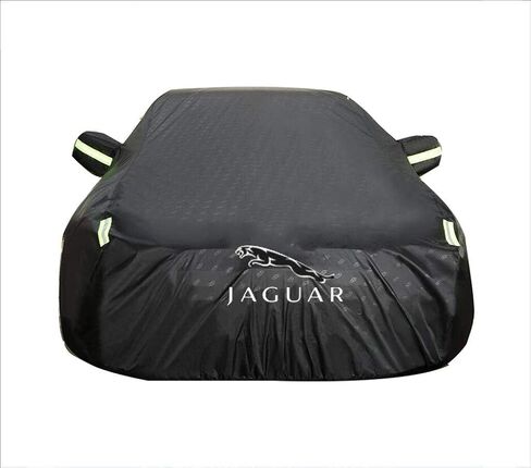 XJ، XF، XK، XE، F PACE، I PACE، E PACE، نوع F متوافق مع غطاء سيارة جاكوار الواقي من الشمس / الغبار / غطاء سيارة مقاوم للماء لجميع موديلات جاكوار، أسود، XF in Saudi Arabia