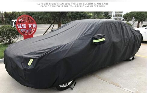 XJ، XF، XK، XE، F PACE، I PACE، E PACE، نوع F متوافق مع غطاء سيارة جاكوار الواقي من الشمس / الغبار / غطاء سيارة مقاوم للماء لجميع موديلات جاكوار، أسود، XF in Saudi Arabia