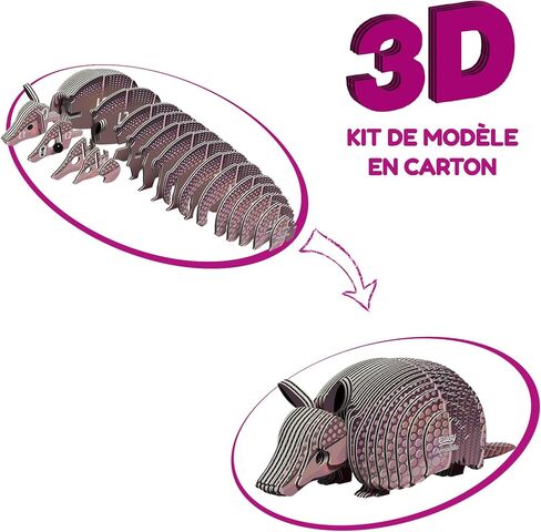 Eugy Alligator 3D Puzzle, 22 Piece Eco-Friendly Educational Toy Puzzles for Boys, Girls & Kids Ages 6+ in Kuwait