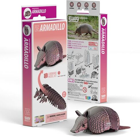 Eugy Alligator 3D Puzzle, 22 Piece Eco-Friendly Educational Toy Puzzles for Boys, Girls & Kids Ages 6+ in Kuwait