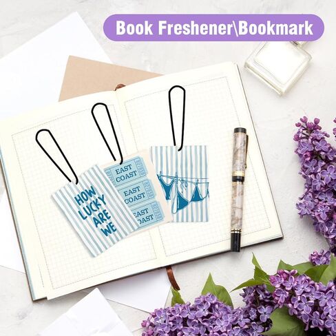 معطر هواء للسيارة من Preppy Beachy Seashell East Coast معلق 3 قطع، معطر هواء على شكل صدف ساحلي لدرج خزانة السيارات أو الكتب، ملحقات سيارة لطيفة، هدايا ديكور مرآة للنساء in Kuwait