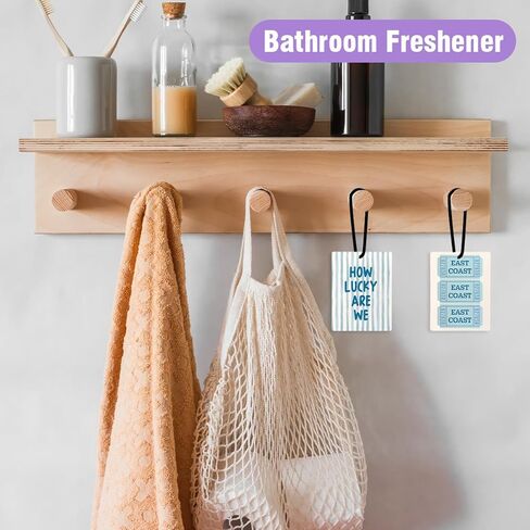 معطر هواء للسيارة من Preppy Beachy Seashell East Coast معلق 3 قطع، معطر هواء على شكل صدف ساحلي لدرج خزانة السيارات أو الكتب، ملحقات سيارة لطيفة، هدايا ديكور مرآة للنساء in Kuwait