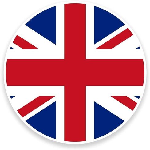 Union Jack UK British Flag Map Round Steel Metal Key Chain Keychain Ring Double Sided Deisgn in Saudi Arabia