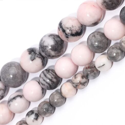 Yochus 60pcs Flame Yooperlite Beads，6mm Healing Energy Power Natural Stone Round Loose Beads for Jewelry Making Earring Necklace DIY Crafts in Saudi Arabia