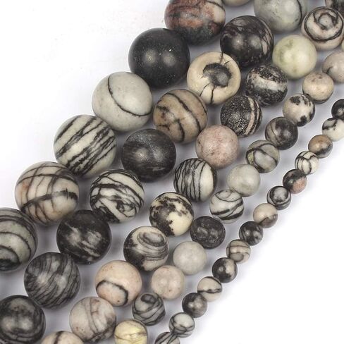 Yochus 60pcs Flame Yooperlite Beads，6mm Healing Energy Power Natural Stone Round Loose Beads for Jewelry Making Earring Necklace DIY Crafts in Saudi Arabia