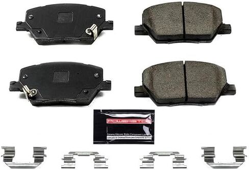 Power Stop Z23-1811 Front Z23 Evolution Sport Carbon Fiber Infused Ceramic Brake Pads with Hardware in Kuwait
