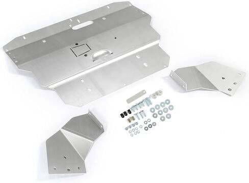 لوحة انزلاقية Kojem - متوافقة مع Audi A4 B5 (1996-2001)، S4 B5 (1998-2002)، A4 B6/B7 (2002-2008)، S4 B6/B7 - ألومنيوم، فضي in Saudi Arabia