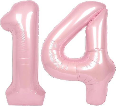 SUWEN 40 Inch Large Pink 30 Balloon Numbers Big Foil Helium Number Balloons 0-9 Jumbo Happy 30th Mylar Birthday Party Decorations for Women Anniversary Party Supplies in Saudi Arabia