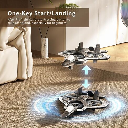 طائرة بدون طيار إسفنجية للتحكم عن بعد من XOS، طائرة RC حيلة طائرة مقاتلة RC مع ضوء LED، قلاب 360 درجة، 9 وظائف للأطفال والبالغين والأولاد in Saudi Arabia