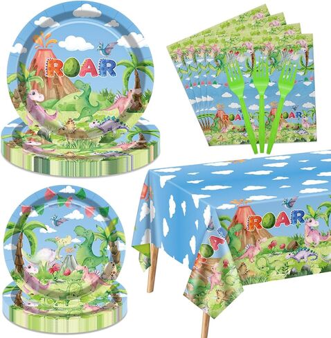 81 Pieces Cat Birthday Party Decorations - Including Cat Plates, Pet Napkins, and MEOW Tablecloth for Pet Cat Themed Birthday Party Supplies, Serve 20 Guests in Kuwait